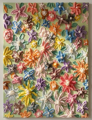 Kübra Altunay imzalı tablo — Karışık Teknik, 70×50 cm, 10.000 TL müzayede satışı