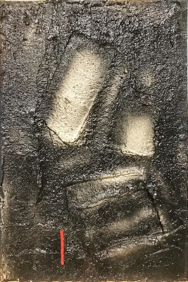 Canan Töreli imzalı tablo — Karışık Teknik, 35×25 cm, 3.000 TL müzayede satışı