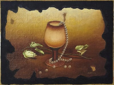 Mehmet Karaman imzalı tablo — 30×40 cm, 1.500 TL müzayede satışı