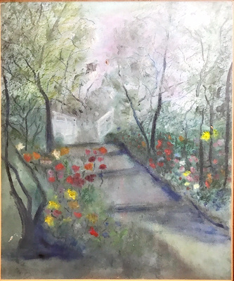 Meziyet Kurgan imzalı tablo — Pastel Boya, 40×35 cm, 3.000 TL müzayede satışı
