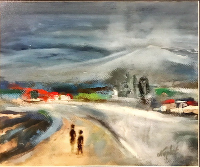 Nüzhet Aytekin imzalı tablo — 25×30 cm, 2.500 TL müzayede satışı