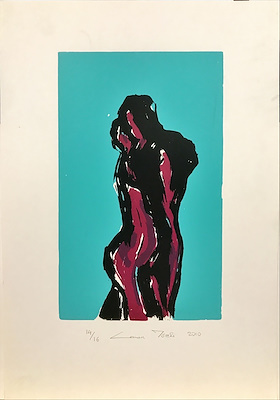 Canan Töreli imzalı tablo — Baskı, 50×35 cm, 500 TL müzayede satışı
