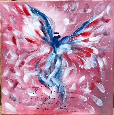 Can Emre Dağ imzalı tablo — Akrilik Boya, 30×30 cm, 3.000 TL müzayede satışı