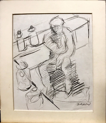 Nilhan Saygon imzalı tablo — 20×17 cm, 2.000 TL müzayede satışı
