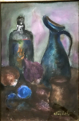 Nüzhet Aytekin imzalı tablo — 35×25 cm, 3.250 TL müzayede satışı