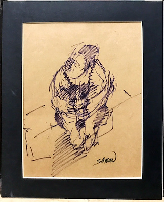 Nilhan Saygon imzalı tablo — 20×15 cm, 2.000 TL müzayede satışı