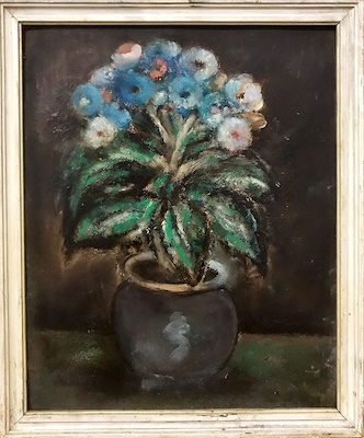 Nüzhet Aytekin imzalı tablo — 32×28 cm, 3.000 TL müzayede satışı