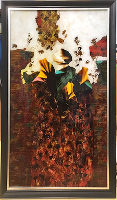 Ekrem Kadak imzalı tablo — 100×60 cm, 60.000 TL müzayede satışı