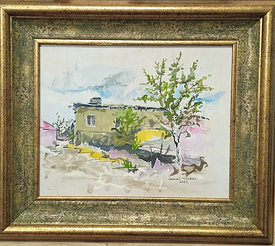 İsmail Türel imzalı tablo — Akrilik Boya, 15×20 cm, 1.000 TL müzayede satışı
