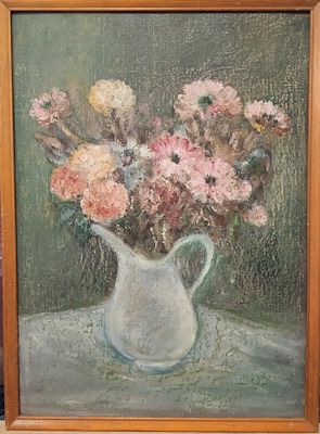 Nüzhet Aytekin imzalı tablo — 45×34 cm, 5.000 TL müzayede satışı