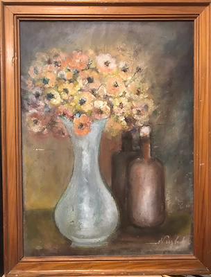 Nüzhet Aytekin imzalı tablo — 50×35 cm, 5.000 TL müzayede satışı