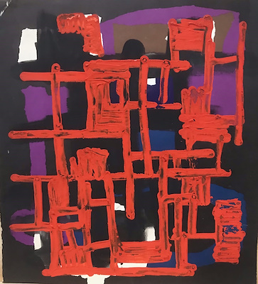 Hüseyin Baban imzalı tablo — 25×23 cm, 2.000 TL müzayede satışı