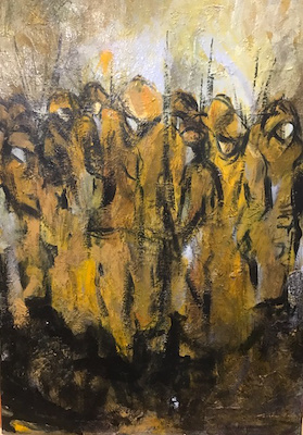 Çigdem imzalı tablo — Akrilik Boya, 100×70 cm, 4.750 TL müzayede satışı