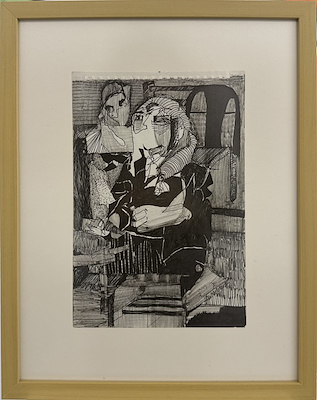 Zehra Mirbager imzalı tablo — 28.5×19.5 cm, 6.000 TL müzayede satışı