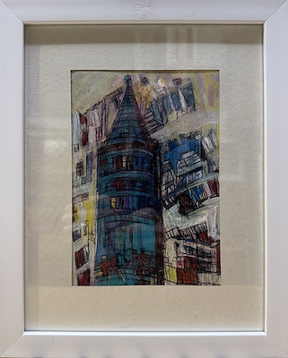 Zehra Mirbager imzalı tablo — Akrilik Boya, 18×12 cm, 3.000 TL müzayede satışı
