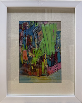 Zehra Mirbager imzalı tablo — Akrilik Boya, 18×12 cm, 3.000 TL müzayede satışı