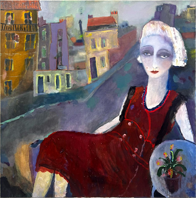 Kadir Akorak imzalı tablo — Karışık Teknik, 100×100 cm, 200.000 TL müzayede satışı