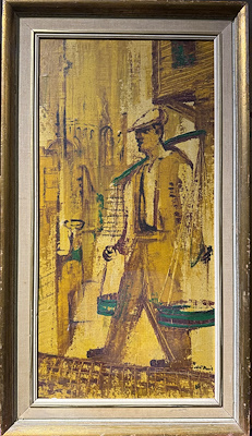 Ali Demir imzalı tablo — Yağlı Boya, 60×30 cm, 140.000 TL müzayede satışı