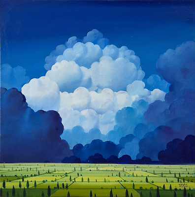 Hasan Mutlu imzalı tablo — Yağlı Boya, 40×40 cm, 21.000 TL müzayede satışı