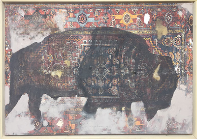 Ali Rıza Kanaç imzalı tablo — Karışık Teknik, 106×150 cm, 80.000 TL müzayede satışı