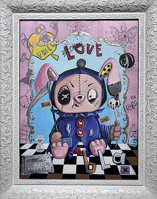 Burcu Filiz imzalı tablo — Akrilik Boya, 43×32 cm, 5.000 TL müzayede satışı