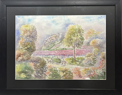 Mustafa Çerçi imzalı tablo — Sulu Boya, 35×50 cm, 2.000 TL müzayede satışı