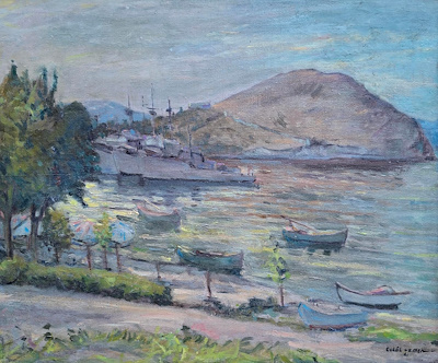 Celal Uzmen imzalı tablo — Yağlı Boya, 47×56 cm, 15.000 TL müzayede satışı