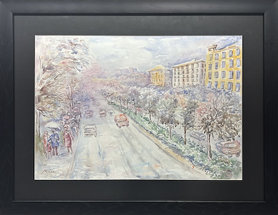 Mustafa Çerçi imzalı tablo — Sulu Boya, 35×50 cm, 1.800 TL müzayede satışı