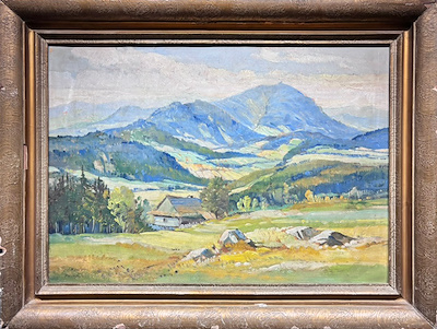 Rus Sanatçı imzalı tablo — Yağlı Boya, 50×70 cm, 3.000 TL müzayede satışı