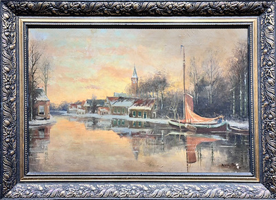 Rus Sanatçı imzalı tablo — Yağlı Boya, 36×54 cm, 2.500 TL müzayede satışı