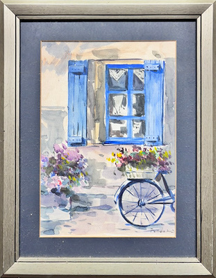 Funda imzalı tablo — Sulu Boya, 34×24 cm, 1.200 TL müzayede satışı