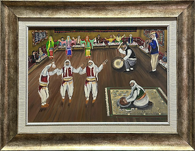 Mehmet Dölek imzalı tablo — Yağlı Boya, 50×35 cm, 7.000 TL müzayede satışı