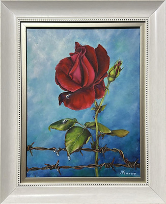 Nevruz Erken imzalı tablo — Yağlı Boya, 35×45 cm, 2.000 TL müzayede satışı