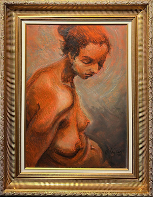 Orhan Taylan imzalı tablo — 50×70 cm, 80.000 TL müzayede satışı