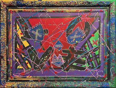 Melina imzalı tablo — Karışık Teknik, 50×70 cm, 6.000 TL müzayede satışı
