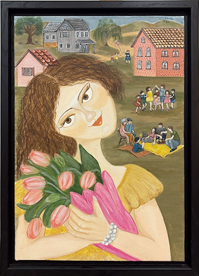 Nilay Demir imzalı tablo — Yağlı Boya, 35×50 cm, 3.000 TL müzayede satışı