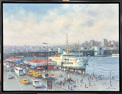 Bülent Kılıç imzalı tablo — Yağlı Boya, 100×70 cm, 30.000 TL müzayede satışı