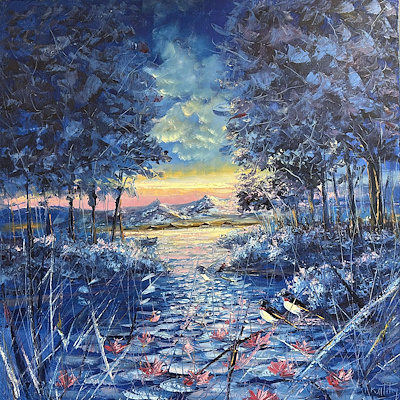 Atalay Köseoğlu imzalı tablo — Yağlı Boya, 100×100 cm, 7.000 TL müzayede satışı