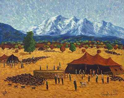Çoban Ressam imzalı tablo — Yağlı Boya, 80×100 cm, 22.000 TL müzayede satışı