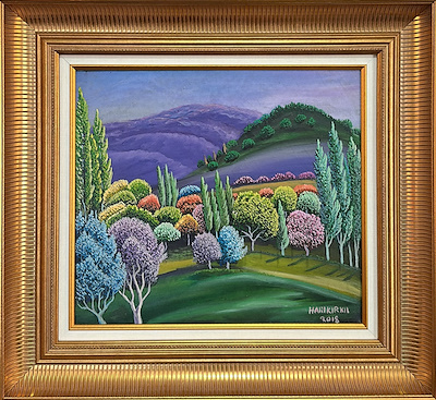Halil Kırkıl imzalı tablo — Yağlı Boya, 40×35 cm, 18.000 TL müzayede satışı
