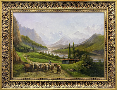 Ahmet Birol Can imzalı tablo — Yağlı Boya, 50×70 cm, 40.000 TL müzayede satışı