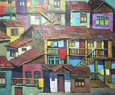 Ziyad Sultanov imzalı tablo — Yağlı Boya, 100×120 cm, 50.000 TL müzayede satışı