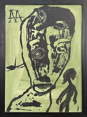 Avni Akmehmetoğlu imzalı tablo — Yağlı Boya, 50×35 cm, 4.000 TL müzayede satışı