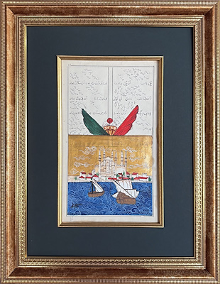 Arapça imzalı tablo — Minyatür, 26×15 cm, 2.000 TL müzayede satışı