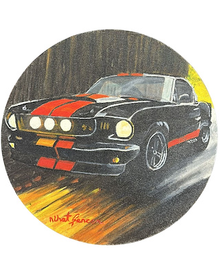 Nihat Şencan imzalı tablo — Yağlı Boya, 4.000 TL müzayede satışı