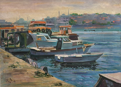 İrfan imzalı tablo — Yağlı Boya, 60×80 cm, 3.000 TL müzayede satışı