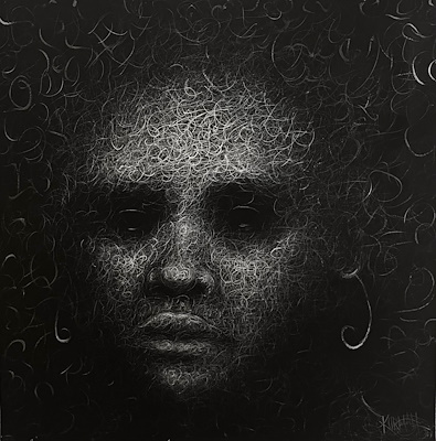 Mustafa Kurmalı imzalı tablo — Akrilik Boya, 100×100 cm, 20.000 TL müzayede satışı