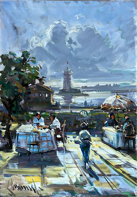 Sebahattin Camcıoğlu imzalı tablo — Yağlı Boya, 70×50 cm, 7.000 TL müzayede satışı