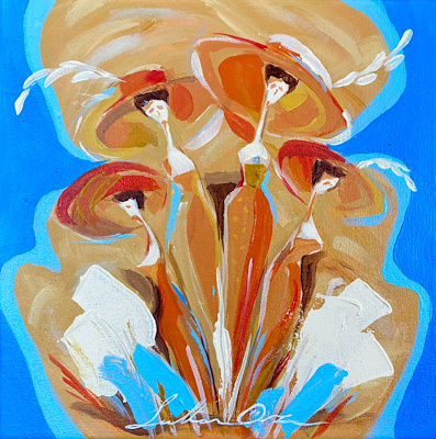 Sultan Örs imzalı tablo — Akrilik Boya, 30×30 cm, 2.000 TL müzayede satışı