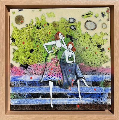 Emel Genç imzalı tablo — Akrilik Boya, 30×30 cm, 4.250 TL müzayede satışı